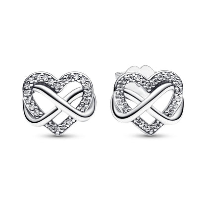 2024 Mother's Day Gifts Hoop Earring For Women Fashion Jewelry Heart Eariing 925 Sterling Silver Hot Sale Stud Earring Love Gift