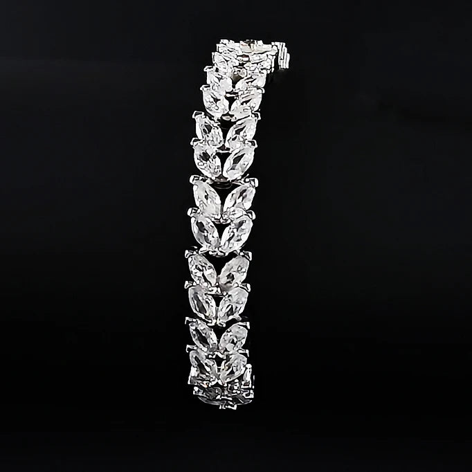 2024 New Luxury Wheat silver color on hand Bracelet Bangle for Women Valentine's Day gift Jewelry Wholesale S6924