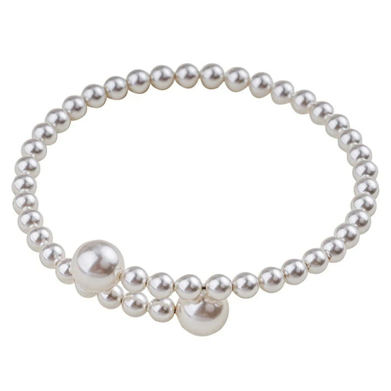 Fashion Imitation Pearl Bracelet Stretchable Pearl Bracelet Pearl Bracelet For Women Bridal Jewelry Gift